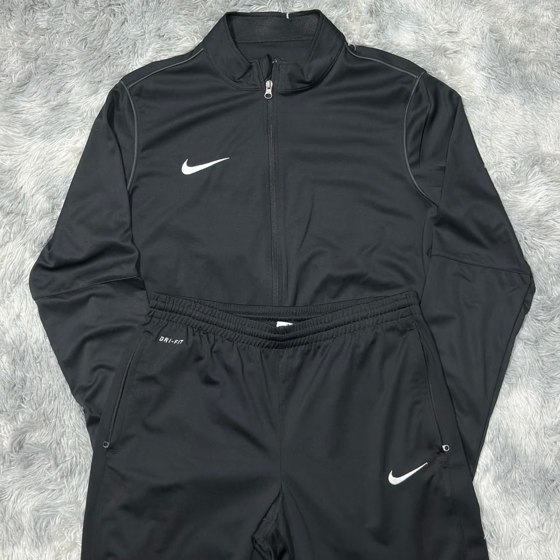 나이키 스우시 블랙 트랙세트 XL 상품이미지2