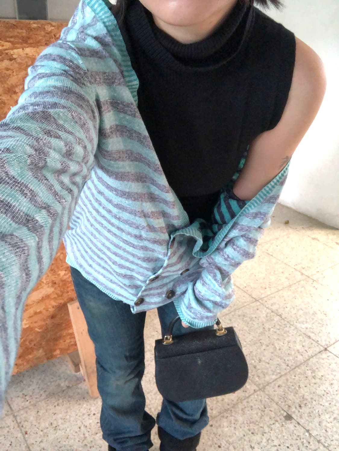 mini bag (stingray leather) 상품이미지10