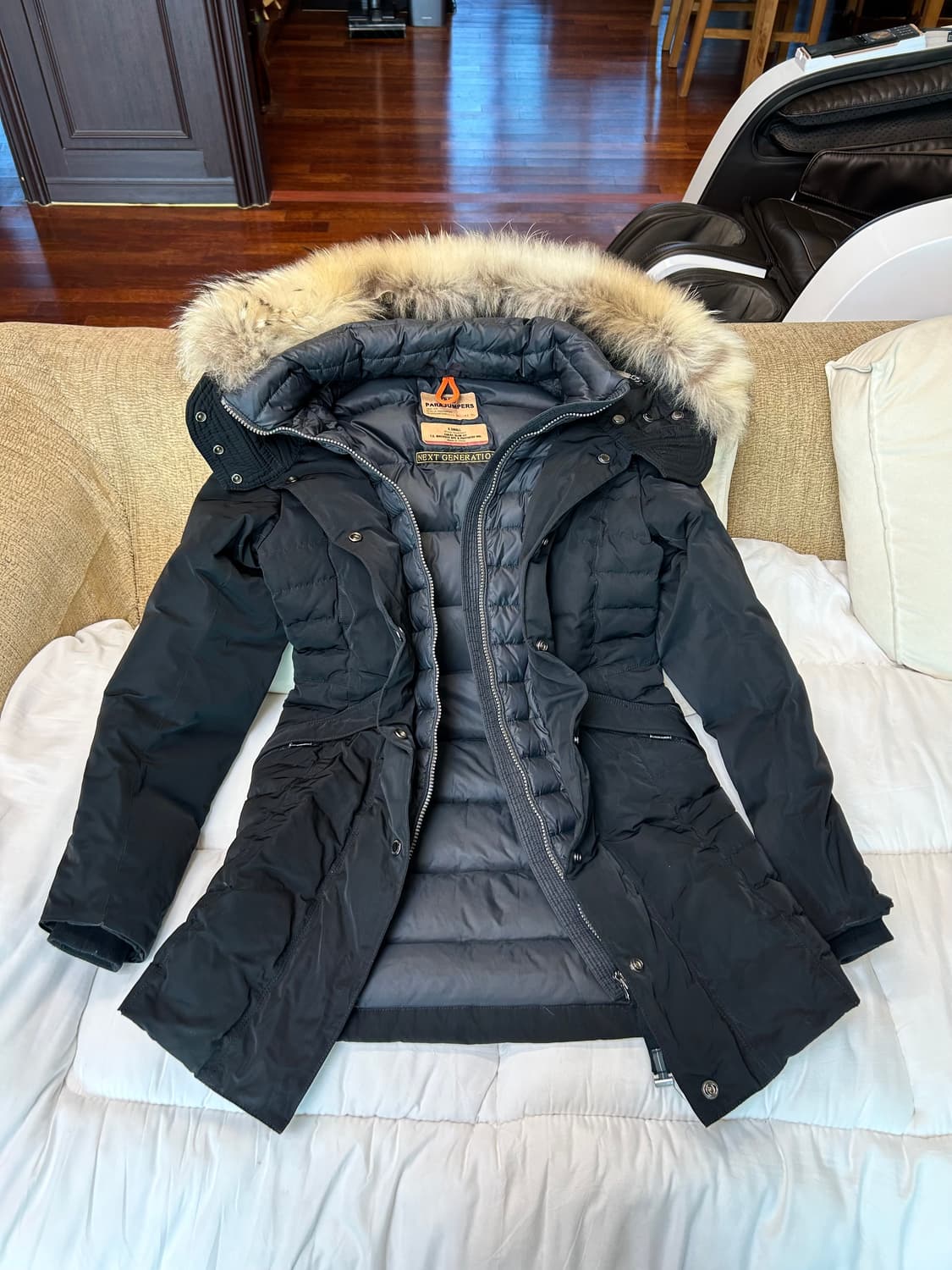 파라점퍼스 미드나잇 블랙 다운패딩(XS/44) 상품이미지7