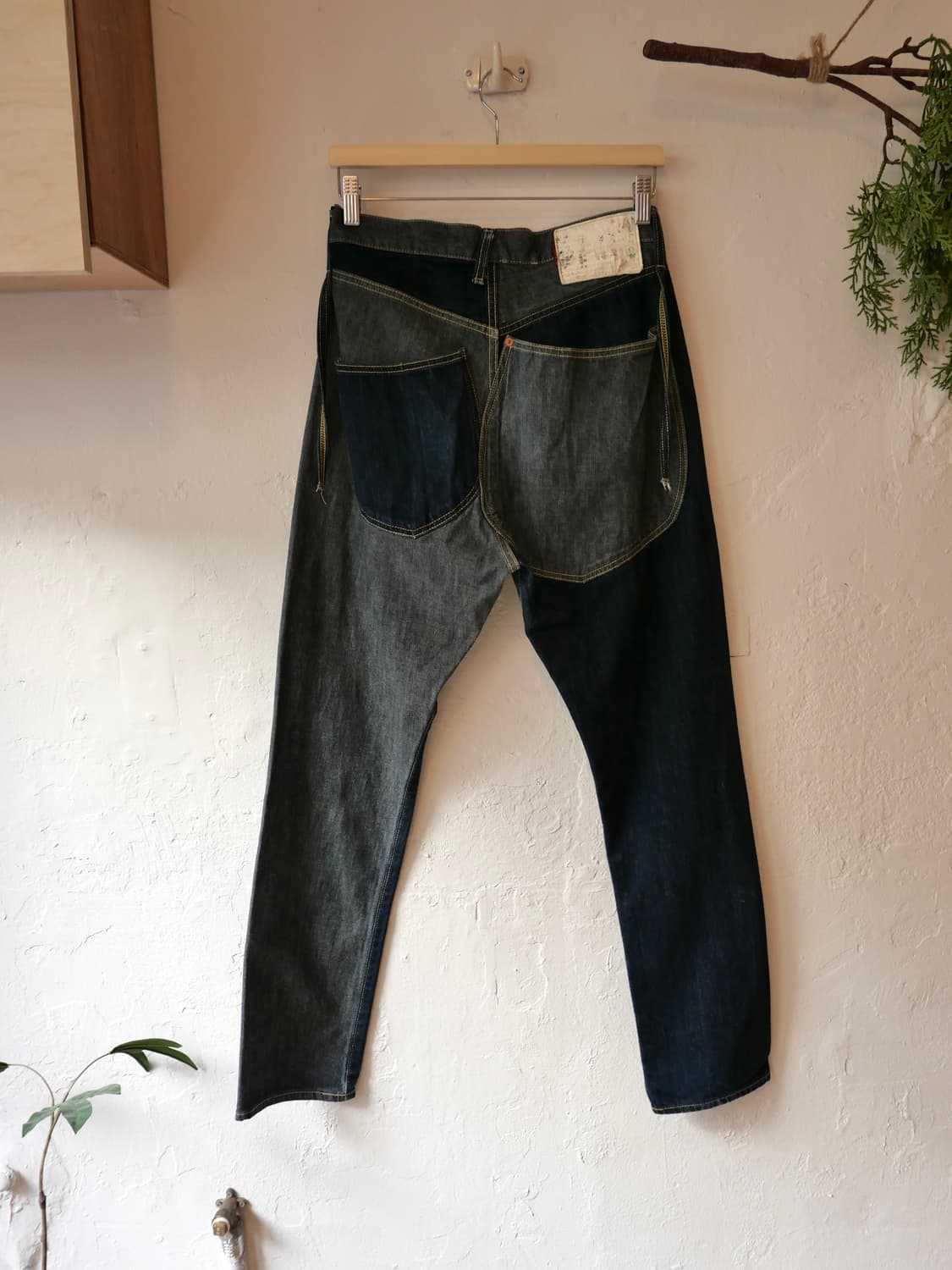 캐피탈 투톤 데님 팬츠 상품이미지3