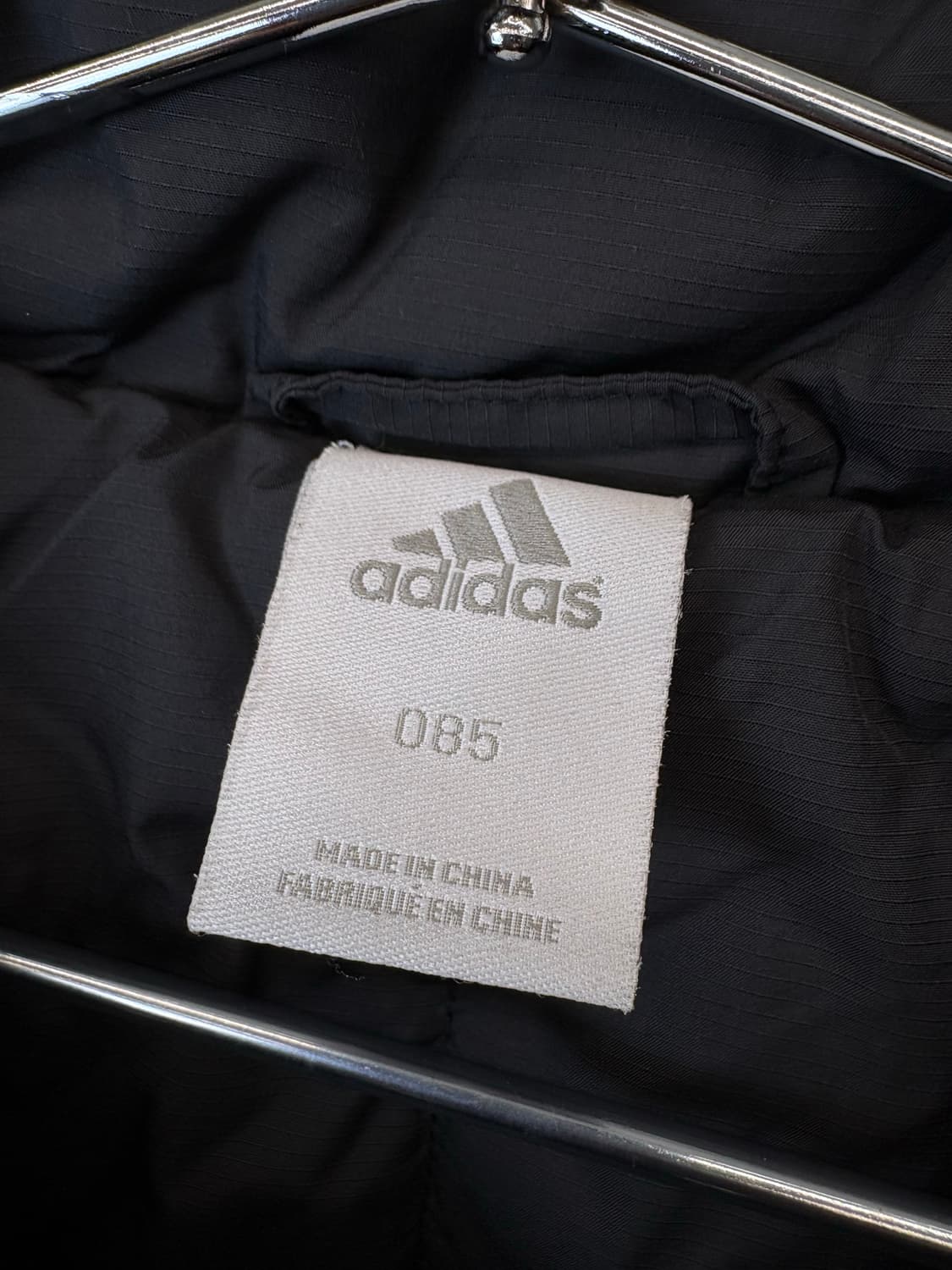 아디다스 빈티지 삼선 크롭 숏패딩 블랙 상품이미지6