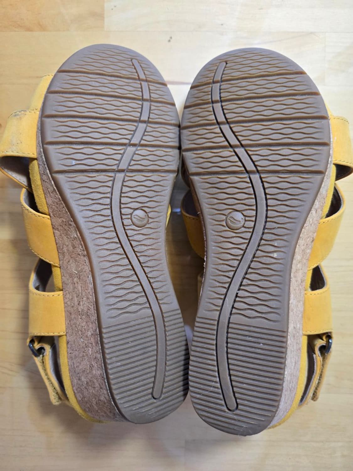 클락스 여성 코르크 웨지 샌들 240cm 상품이미지8