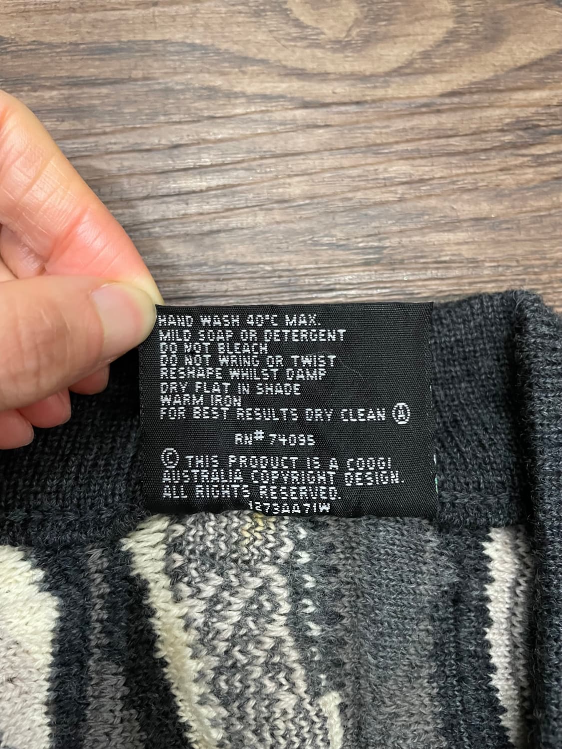 쿠지 COOGI 오스트레일리아 케이블 가디건 상품이미지7