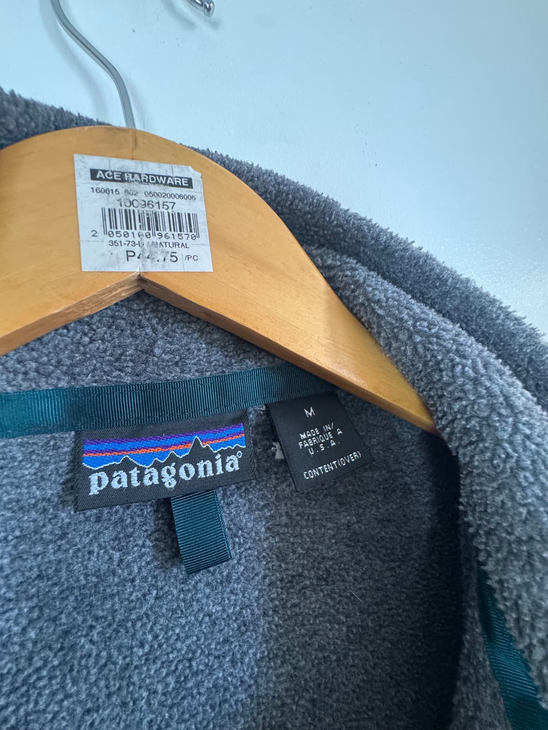 90년대 파타고니아 신칠라  플리스 집업 USA M 사이즈 상품이미지8