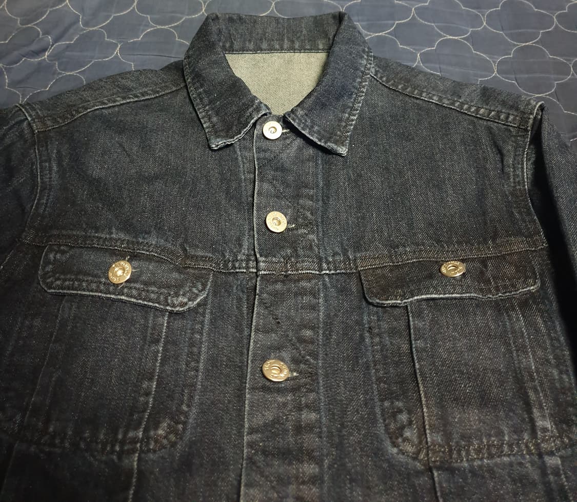 (품절)라퍼지스토어 파인 생지 데님 셋업 인디고 블루 (상:M 하:30) 상품이미지4