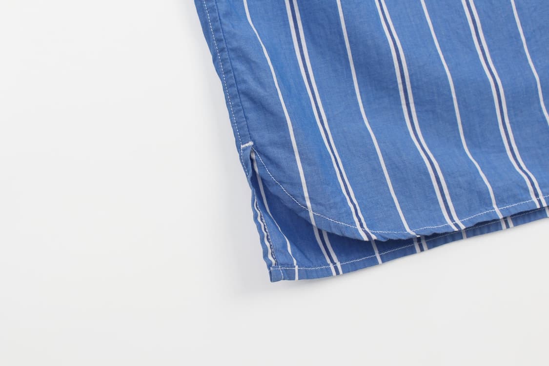 BEAMS Oversized Stripe Half Shirt  상품이미지6