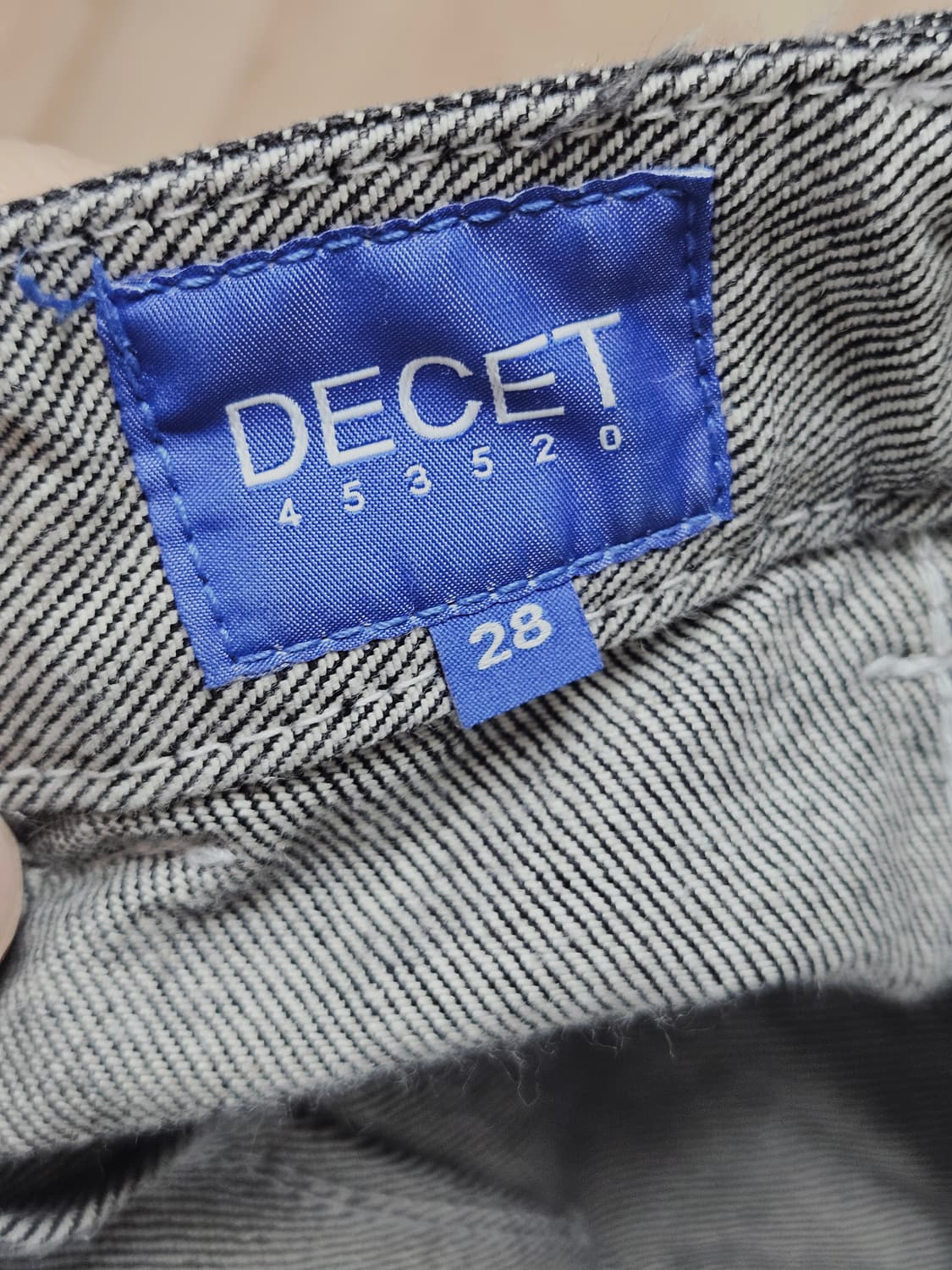 [AMC 데님]Dawn 1Pleats Jeans DCPT023RawBla 상품이미지4