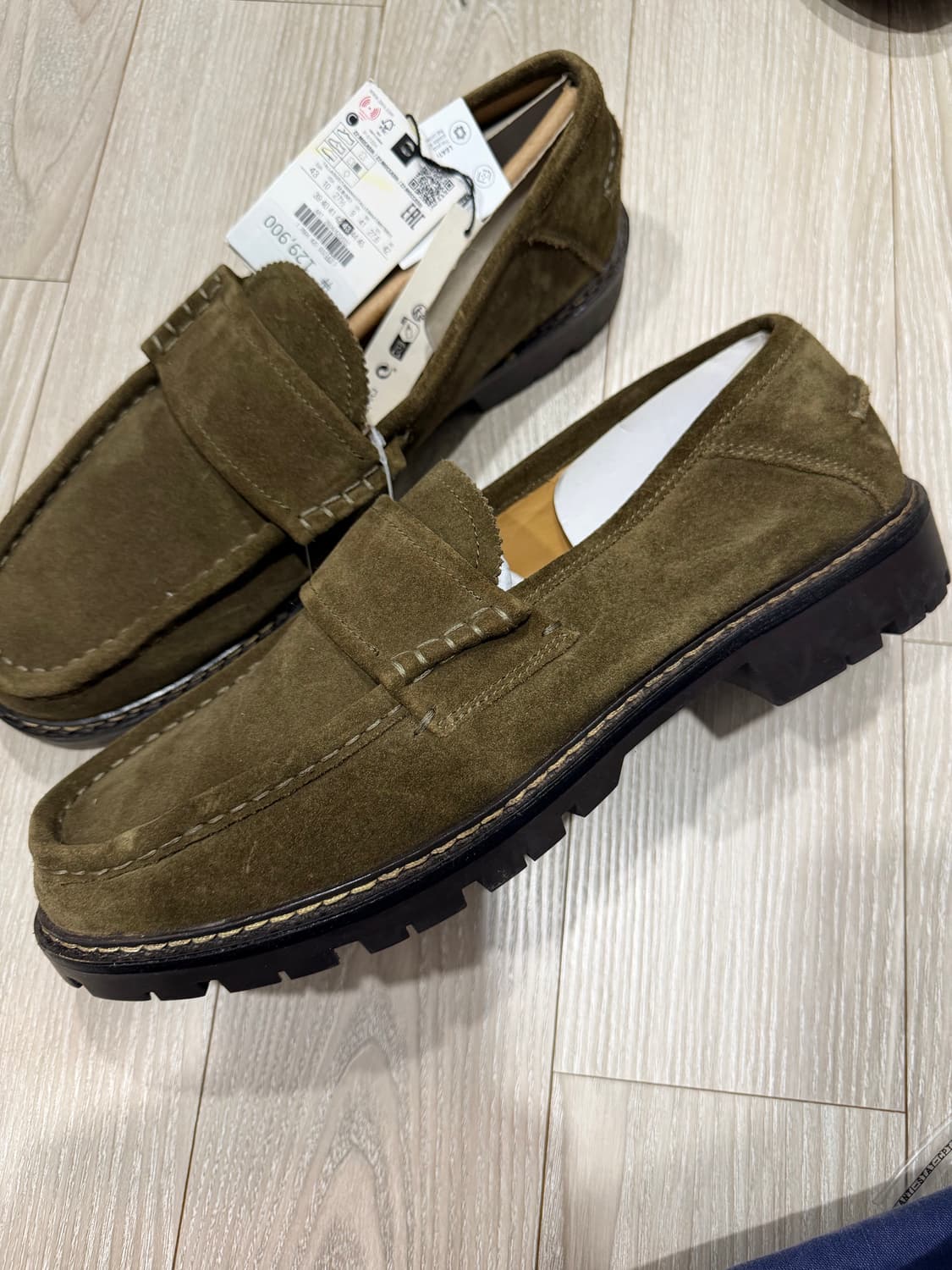 자라 소가죽 레더 밴디드 모카신  LEATHER BANDED MOCAS 상품이미지8