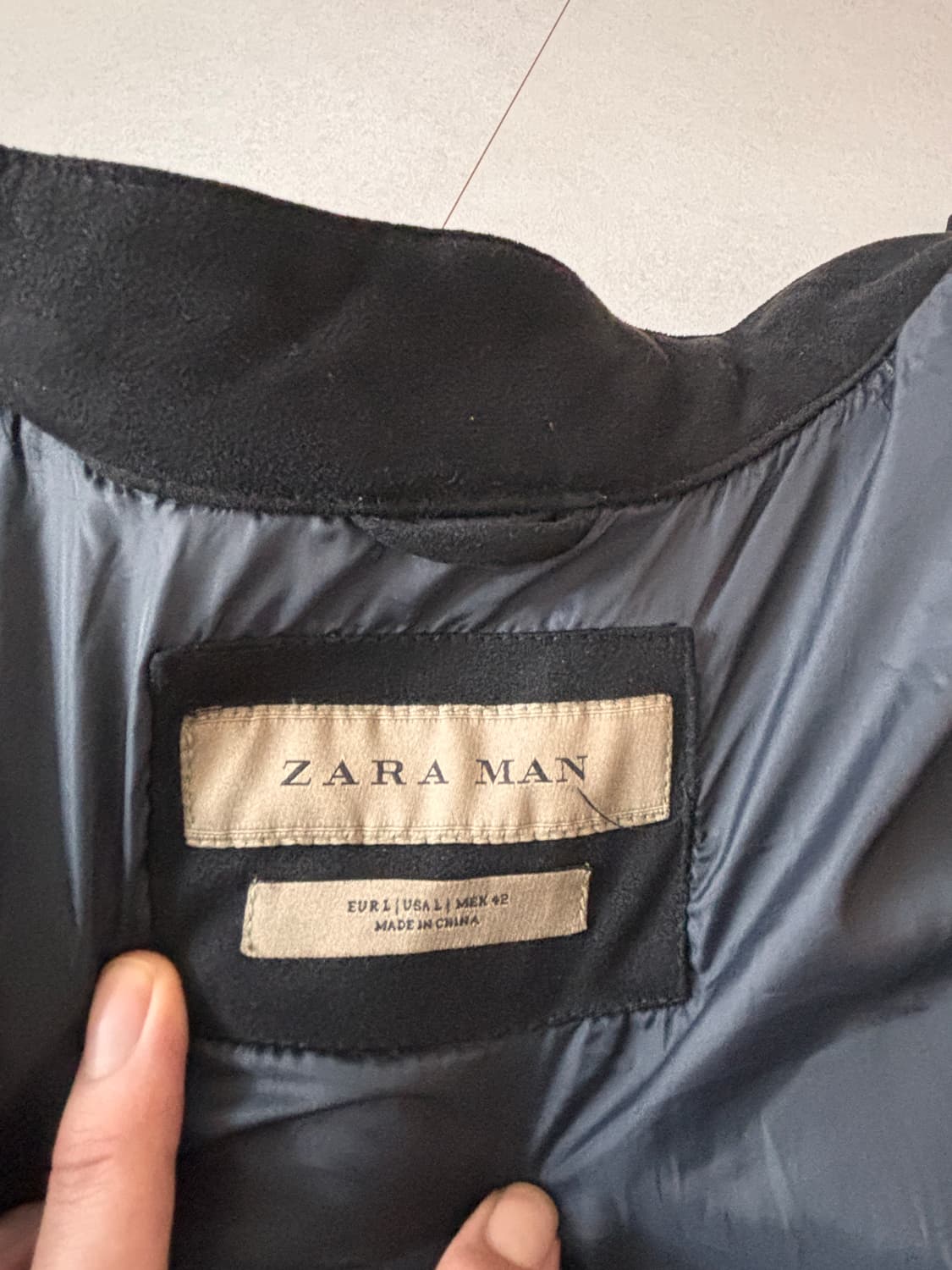 자라에서 생로랑 냄새가 난다. 퀄팅 스웨이드 라이더 자켓 L 상품이미지2