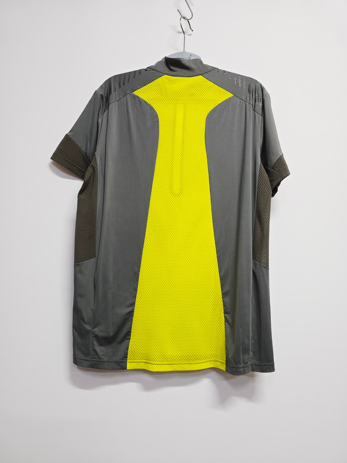 살로몬 반팔 기능성 티셔츠 그레이/형광 상품이미지5