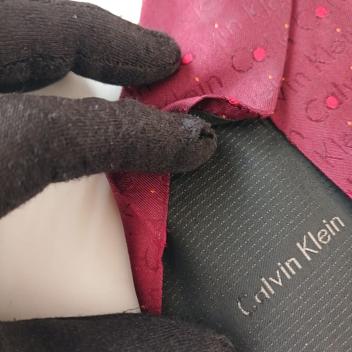 켈빈클라인 컬렉션 로고 자카드 넥타이 9cm B등급 A19021 상품이미지9