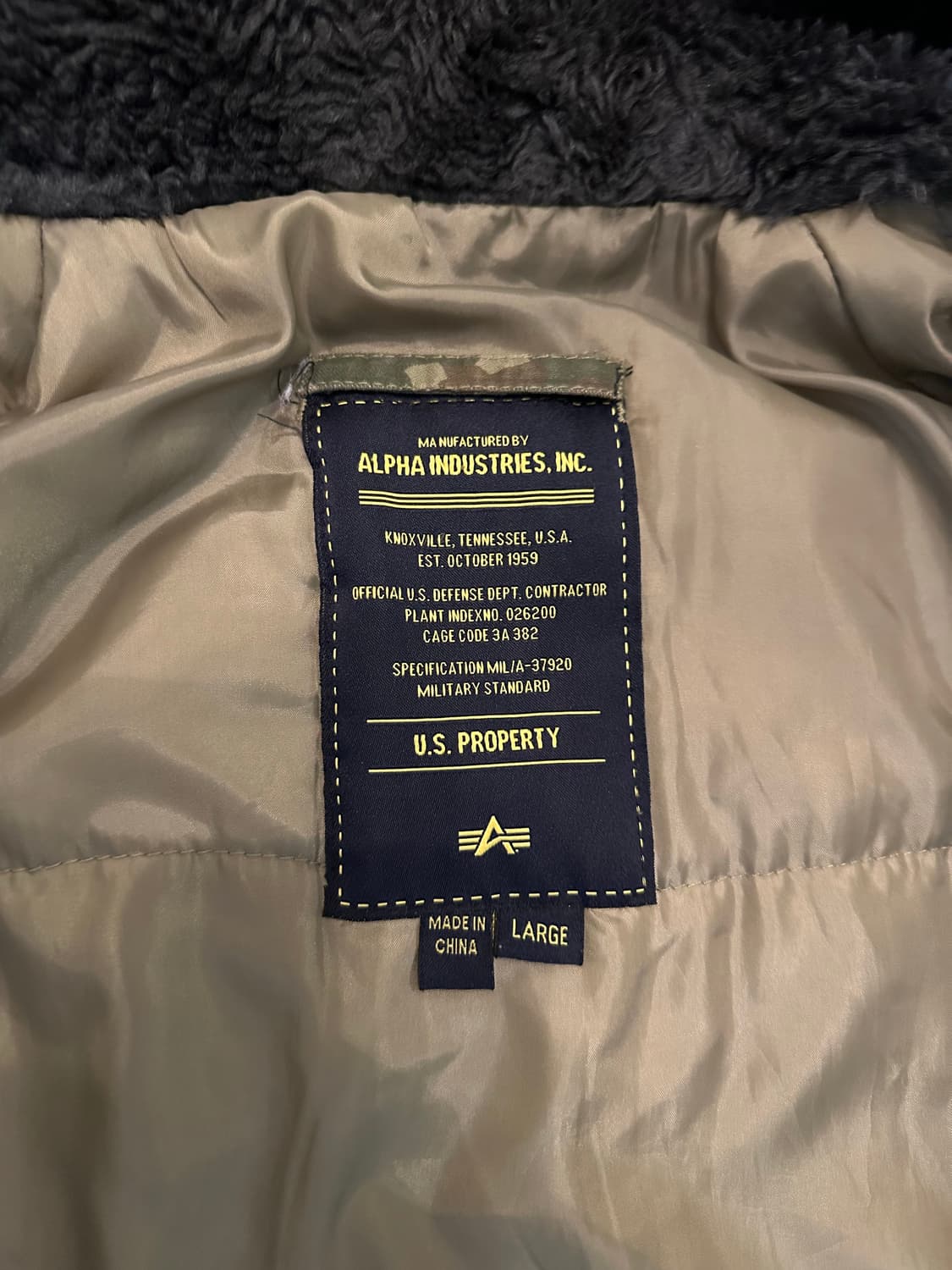 알파인더스트리 개파카 카모 상품이미지2