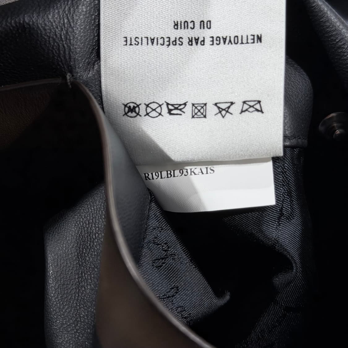 (A/46) / 벨루티 로고 패치 레더 후드 자켓 상품이미지8