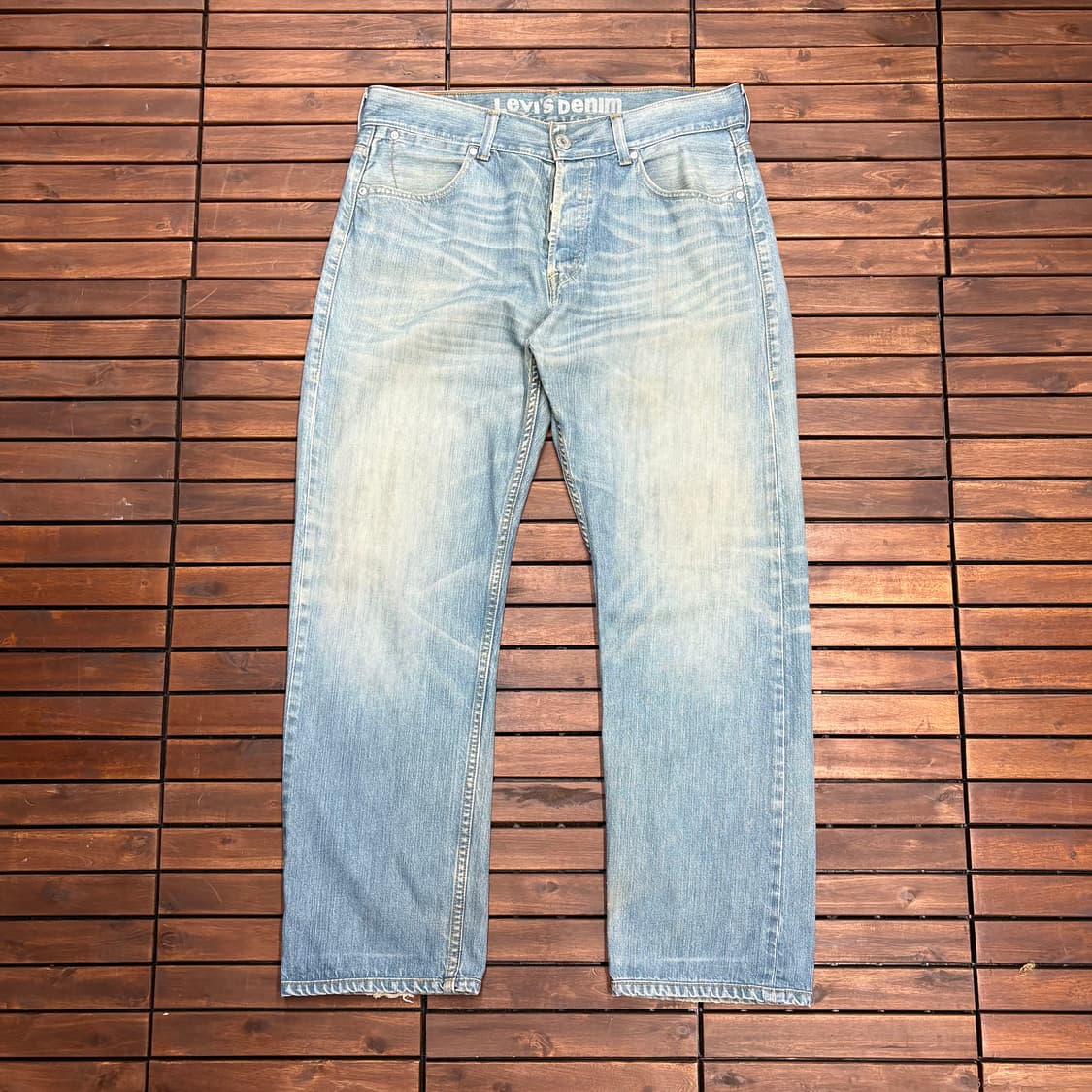 (36) 리바이스 533 루즈핏 연청 데님 팬츠 상품이미지1