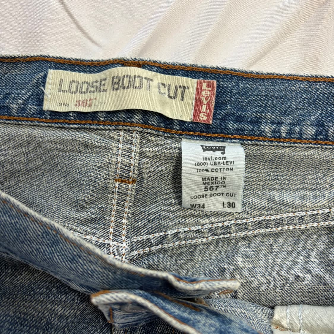 [36] 00s 빈티지 리바이스 567 상품이미지5