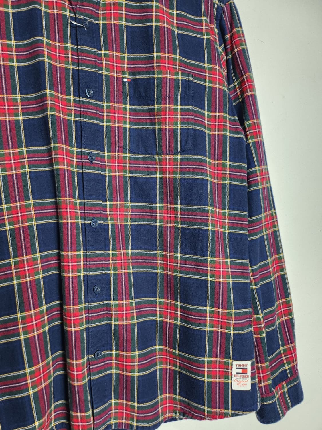 S 타미 힐피거 체크 플란넬 셔츠 상품이미지3