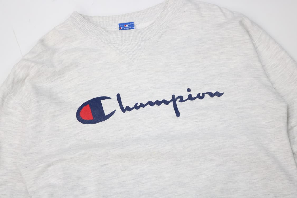 챔피온 빈티지 90s 메이드 인 USA 로고 오버핏 맨투맨 (M) 상품이미지3