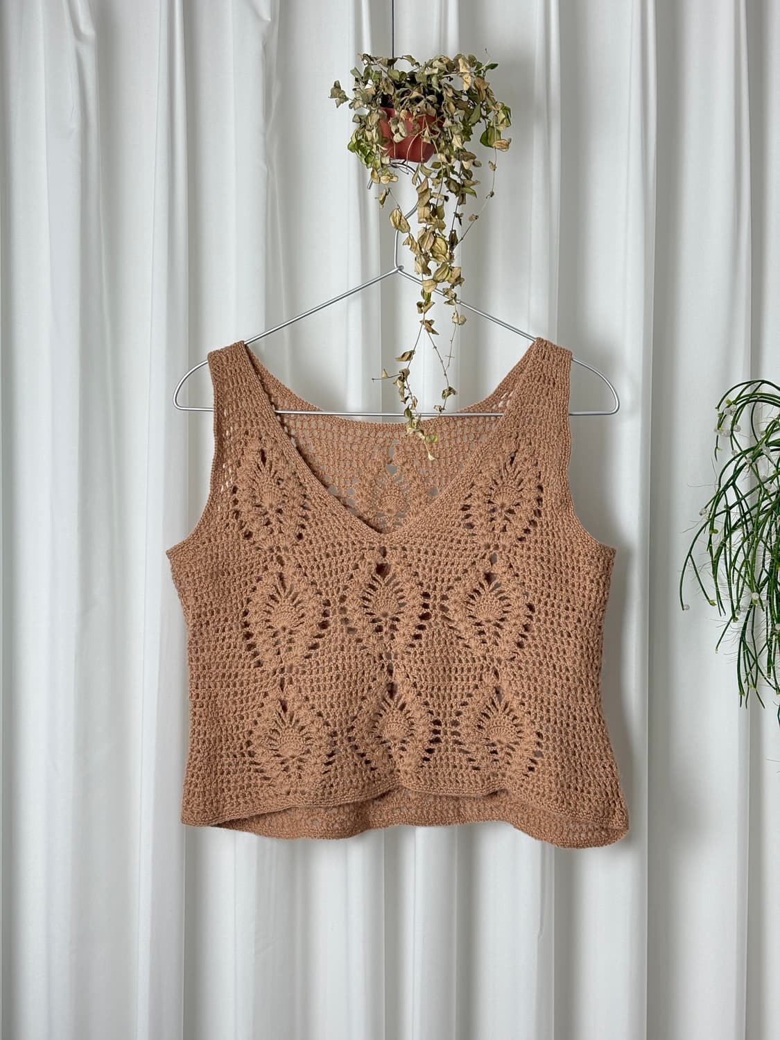 살구빛 노을 니트 베스트 상품이미지4