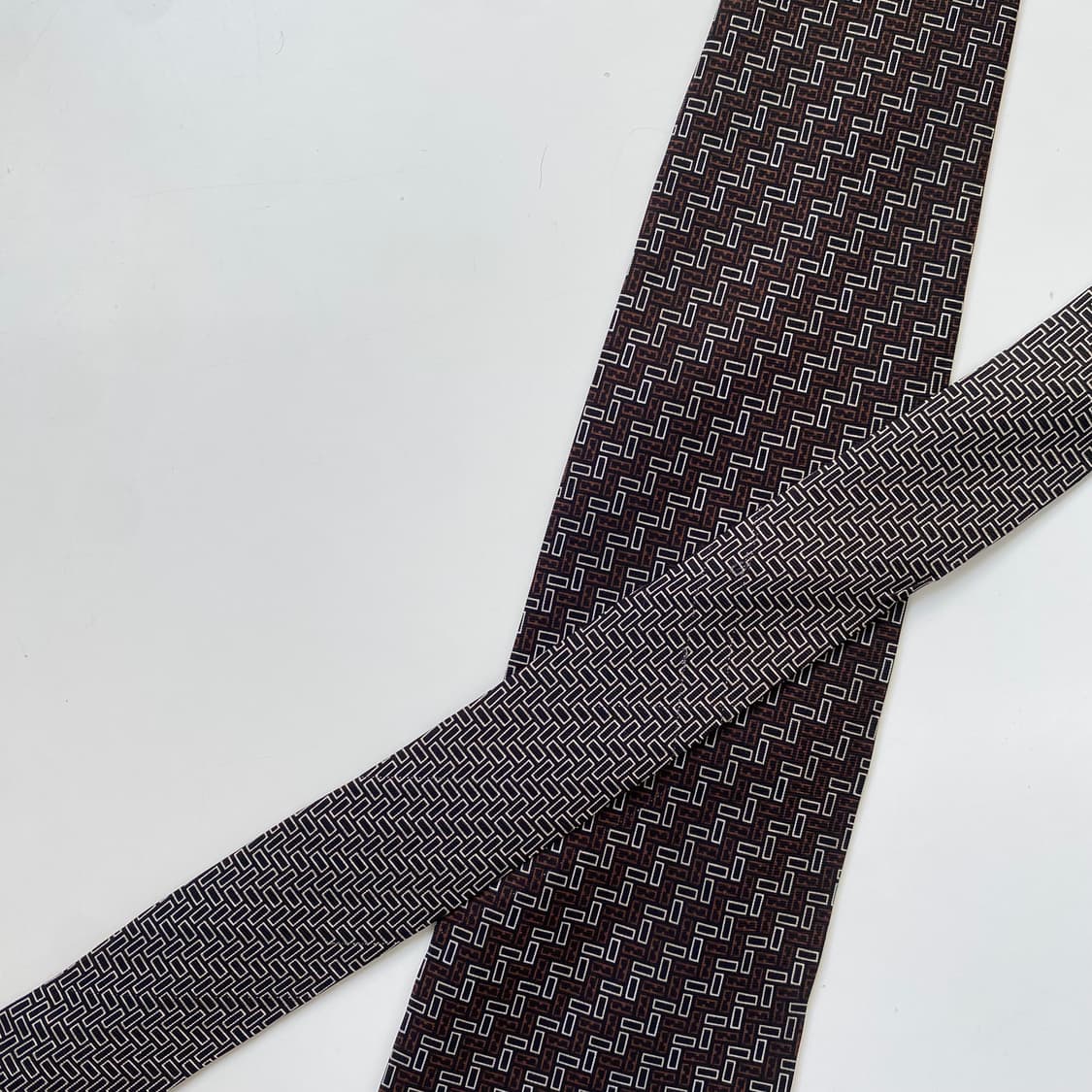 펜디 (FENDI) FF 모노그램 정품 명품 넥타이 상품이미지6