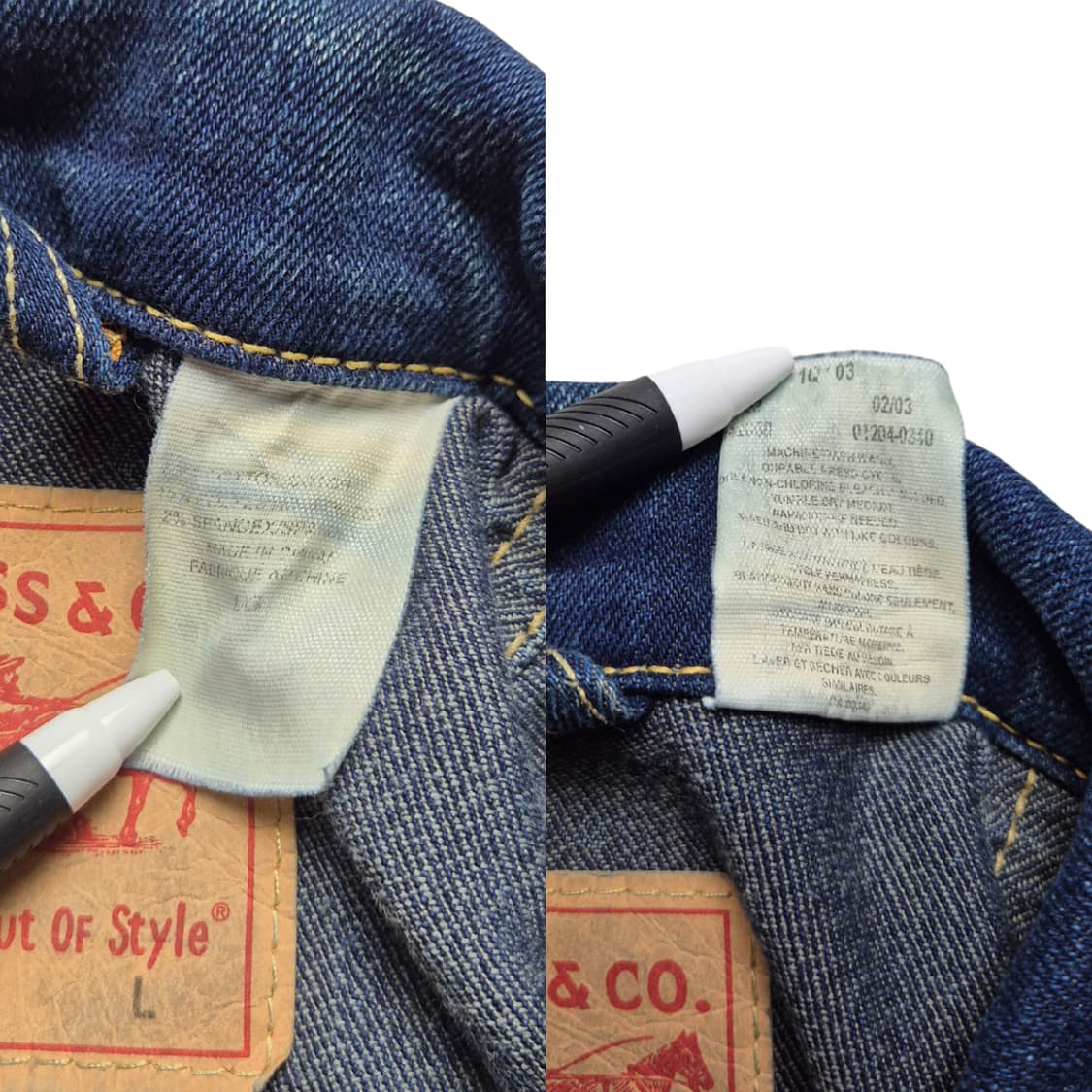 [L] 리바이스 00s type1 데님 트러커 자켓 상품이미지9