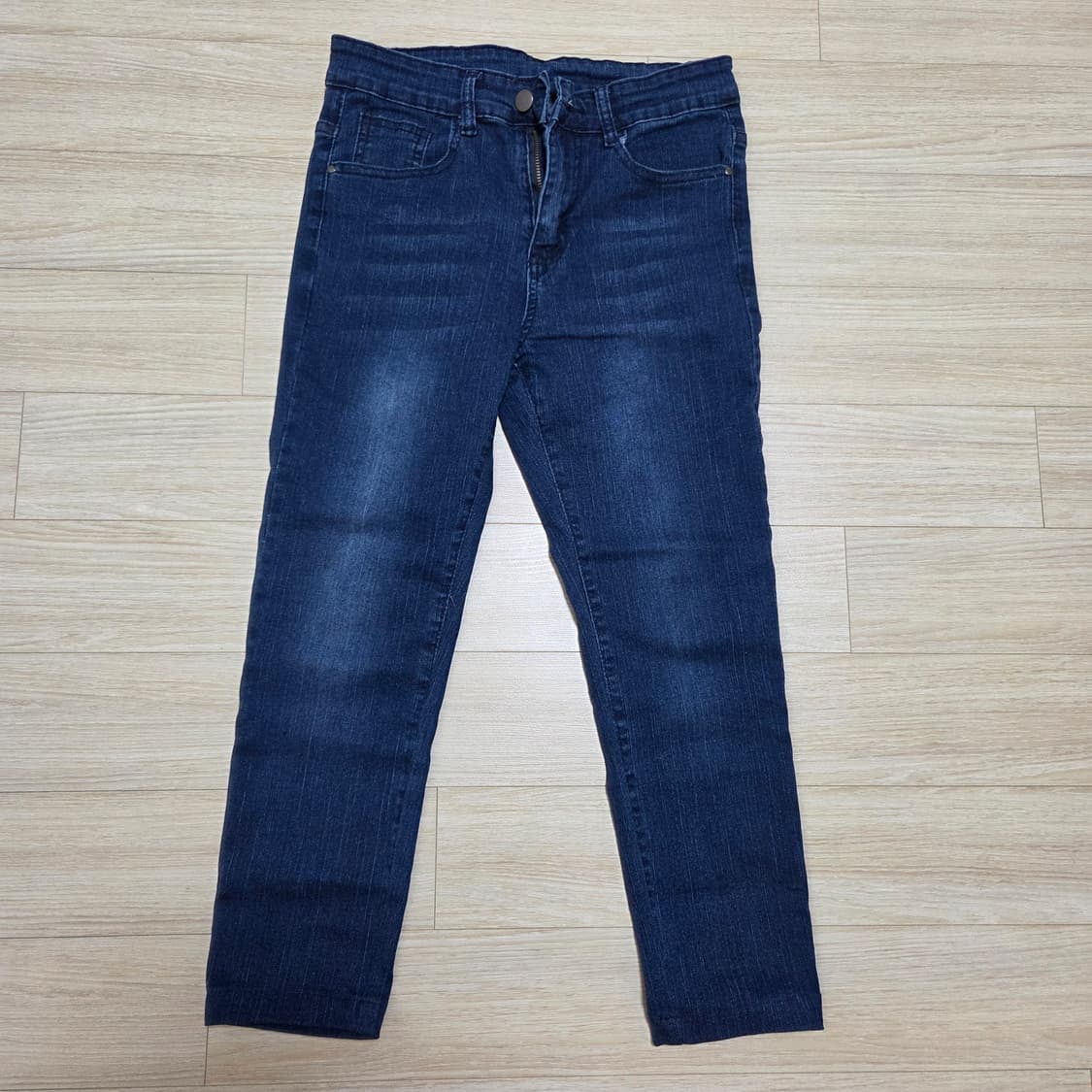 (실착1회) 진청 데님스키니 키작녀 청바지 S사이즈 상품이미지1