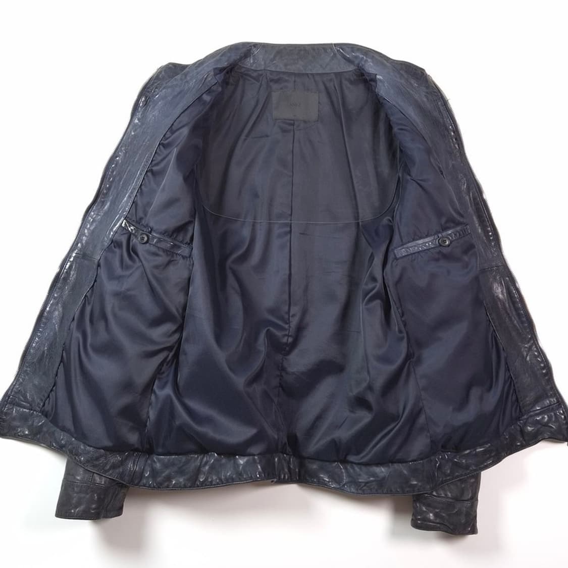 앤드지 천연 양가죽 램스킨 싱글 라이더 자켓 L 상품이미지5