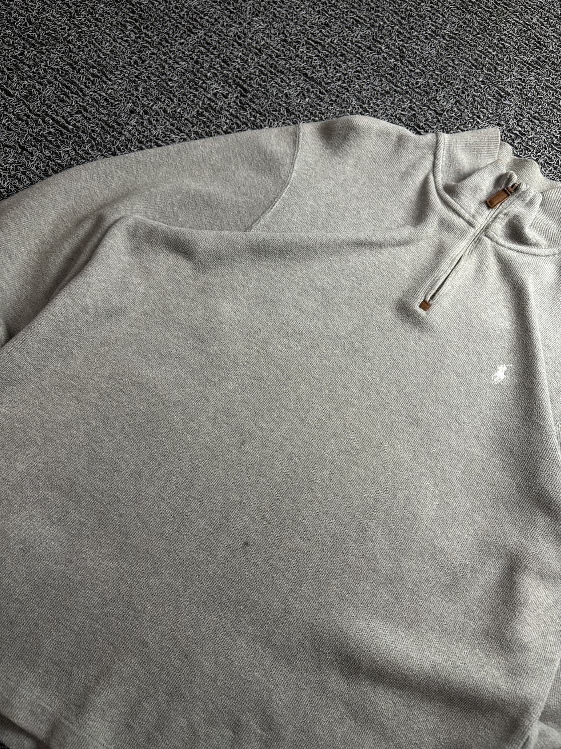 폴로 랄프로렌 포니로고 미니멀 하프 집업 니트 3034 상품이미지3