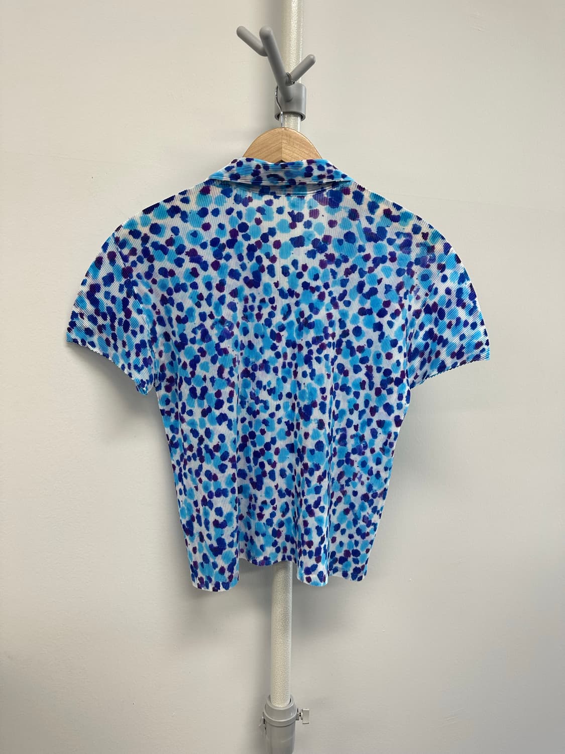 이세이미야케 플리츠플리즈 패턴 디자인 카라티셔츠 탑 상품이미지5