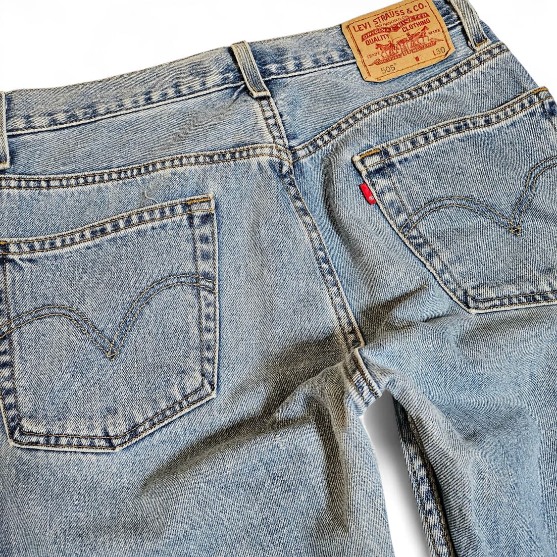 [32X30][리바이스]00's 505 블랭크탭 레귤러 스트레이트 데님 상품이미지5