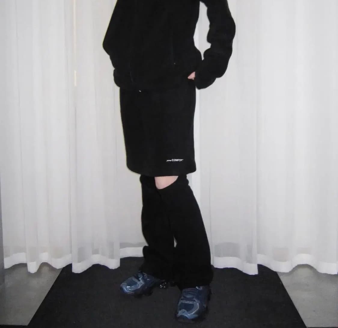 Jichoi comfort 24-006 플리스 스커트 팬츠 1사이즈 상품이미지2