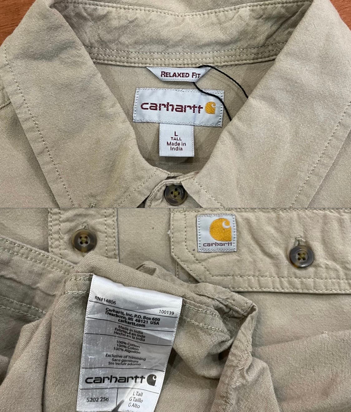 (L) Carhartt 칼하트 워크 셔츠 상품이미지10