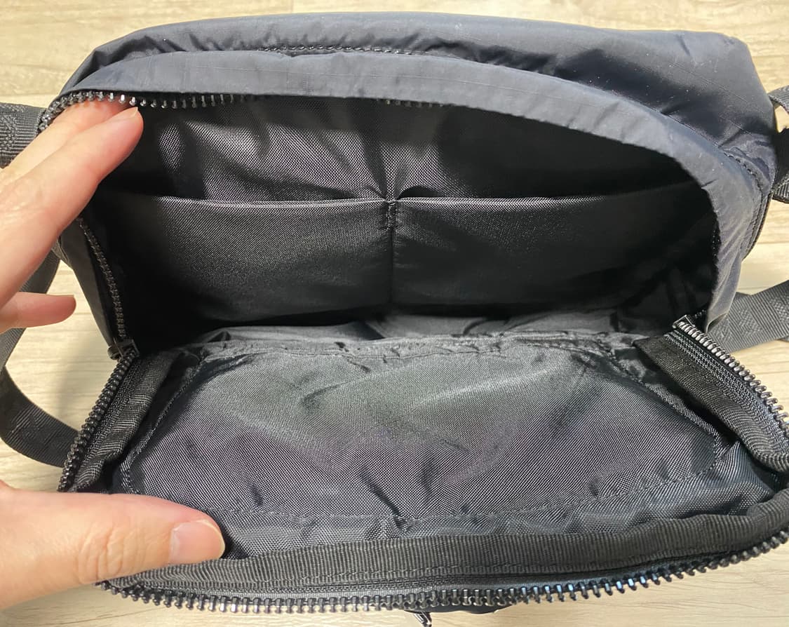 [os] 노스페이스 퍼플라벨 코듀라 나일론 크로스백 블랙 상품이미지4