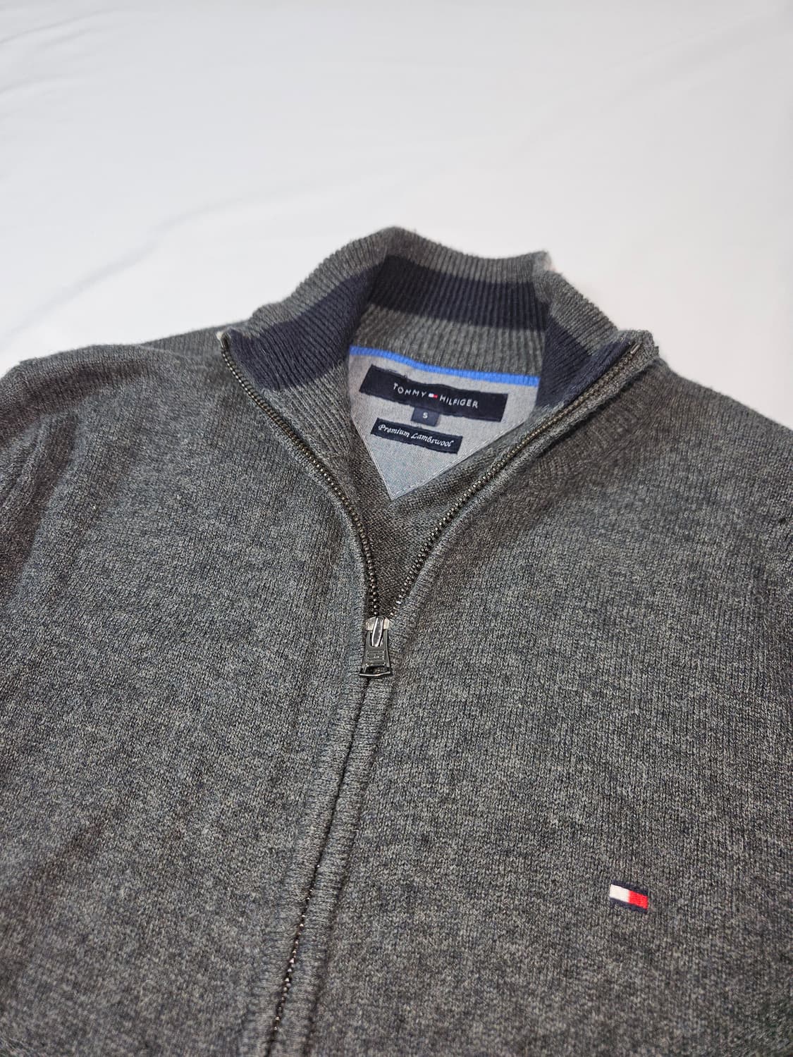 타미힐피거 램스울 니트집업 투웨이 스웨터 95 상품이미지2
