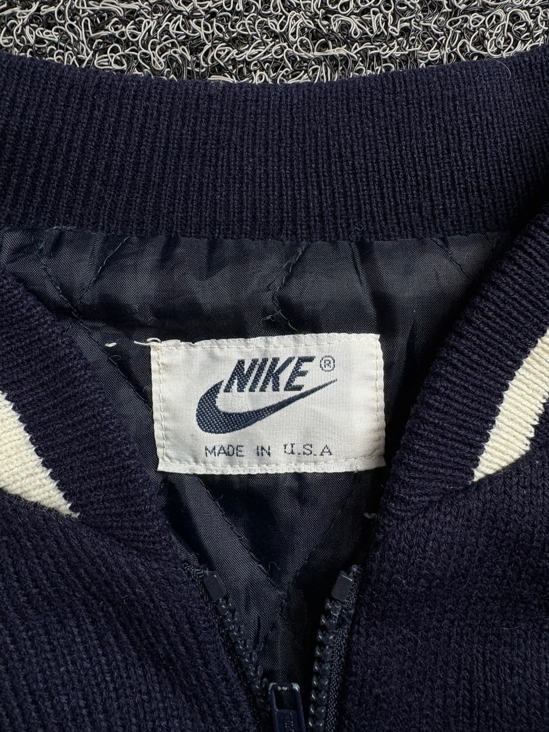 90s 나이키 빅로고 올드스쿨 바시티 자켓 1864 상품이미지4