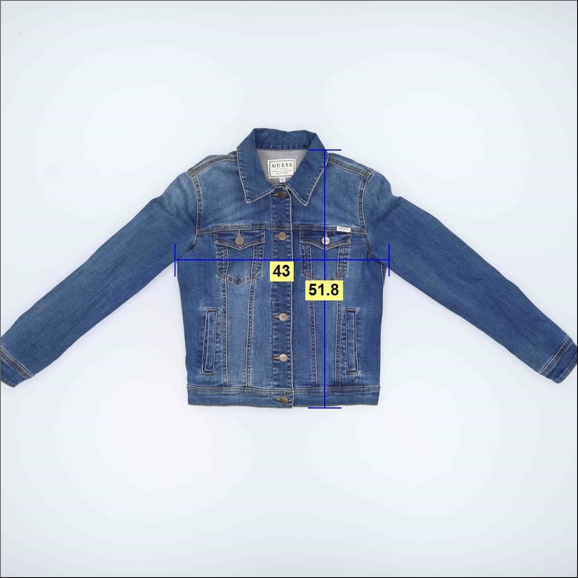 XS 게스 여성 데님자켓 0408H1 상품이미지5