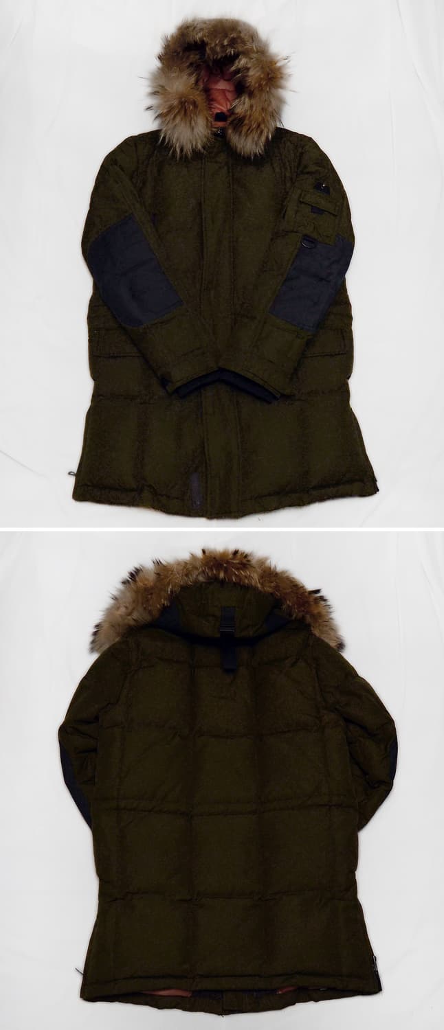 시리즈 (series) 아마록 라쿤퍼 헤비 구스다운 야상 패딩 (100) 상품이미지3