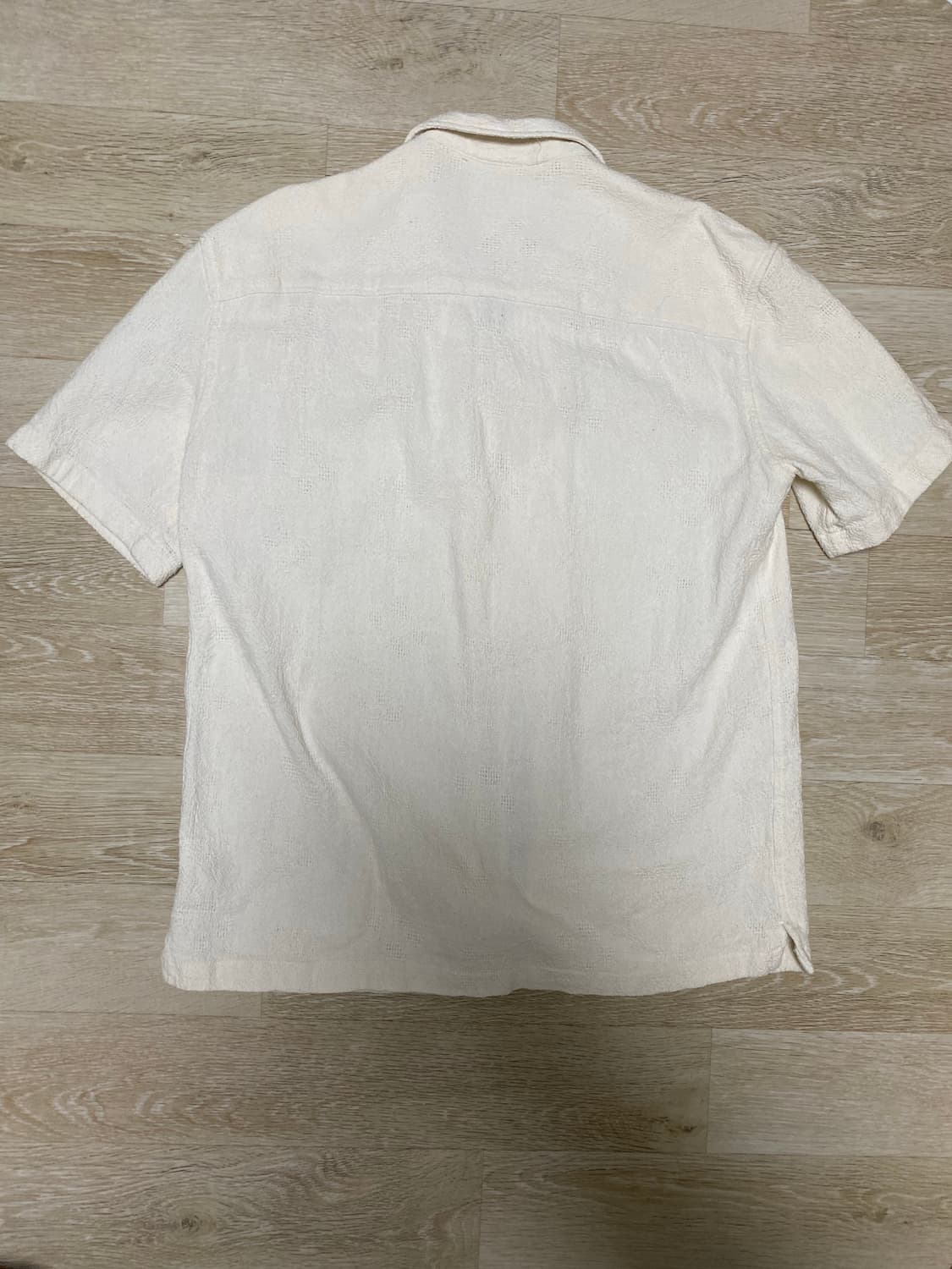 자라 반팔 오픈카라 셔츠 L 상품이미지2