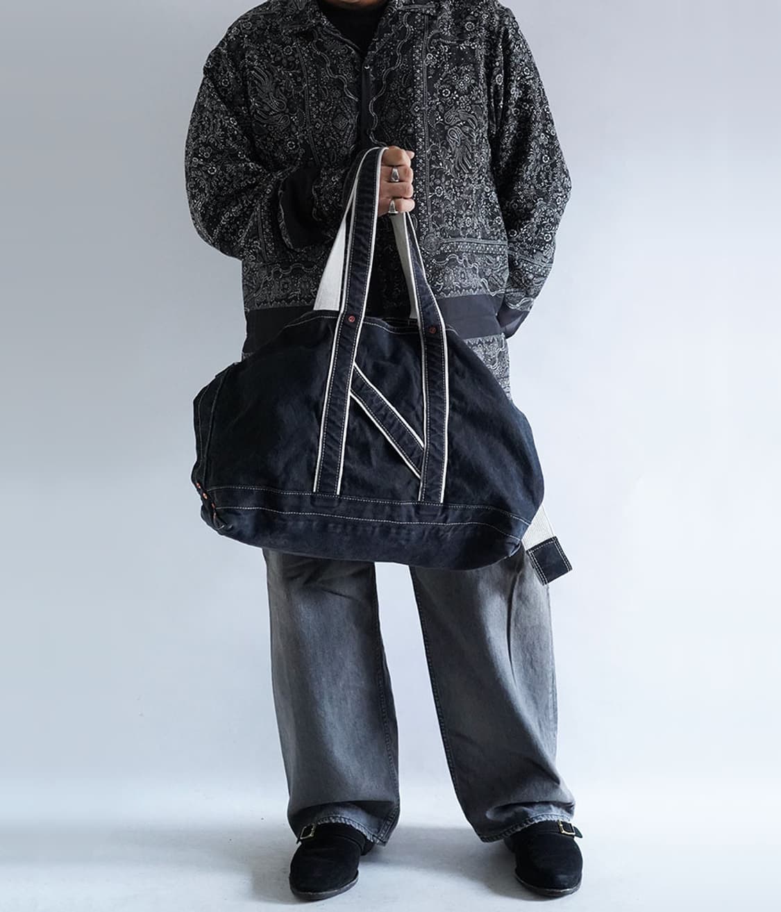 나이스네스 l.lesh 토트백 블랙 새상품 상품이미지9