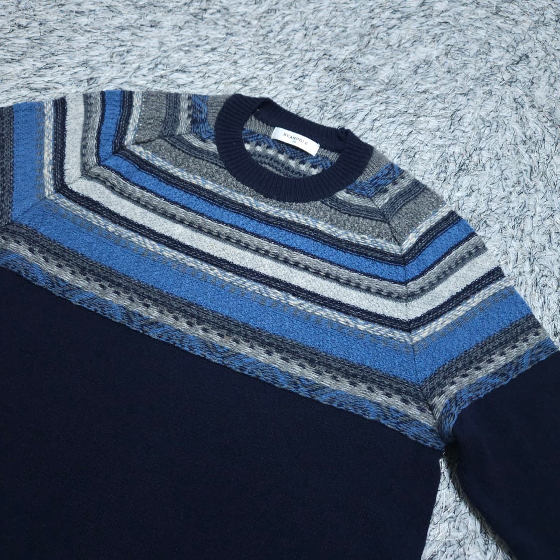 빈폴)95-100 남자 라운드니트 / 왕눈이샵 상품이미지4