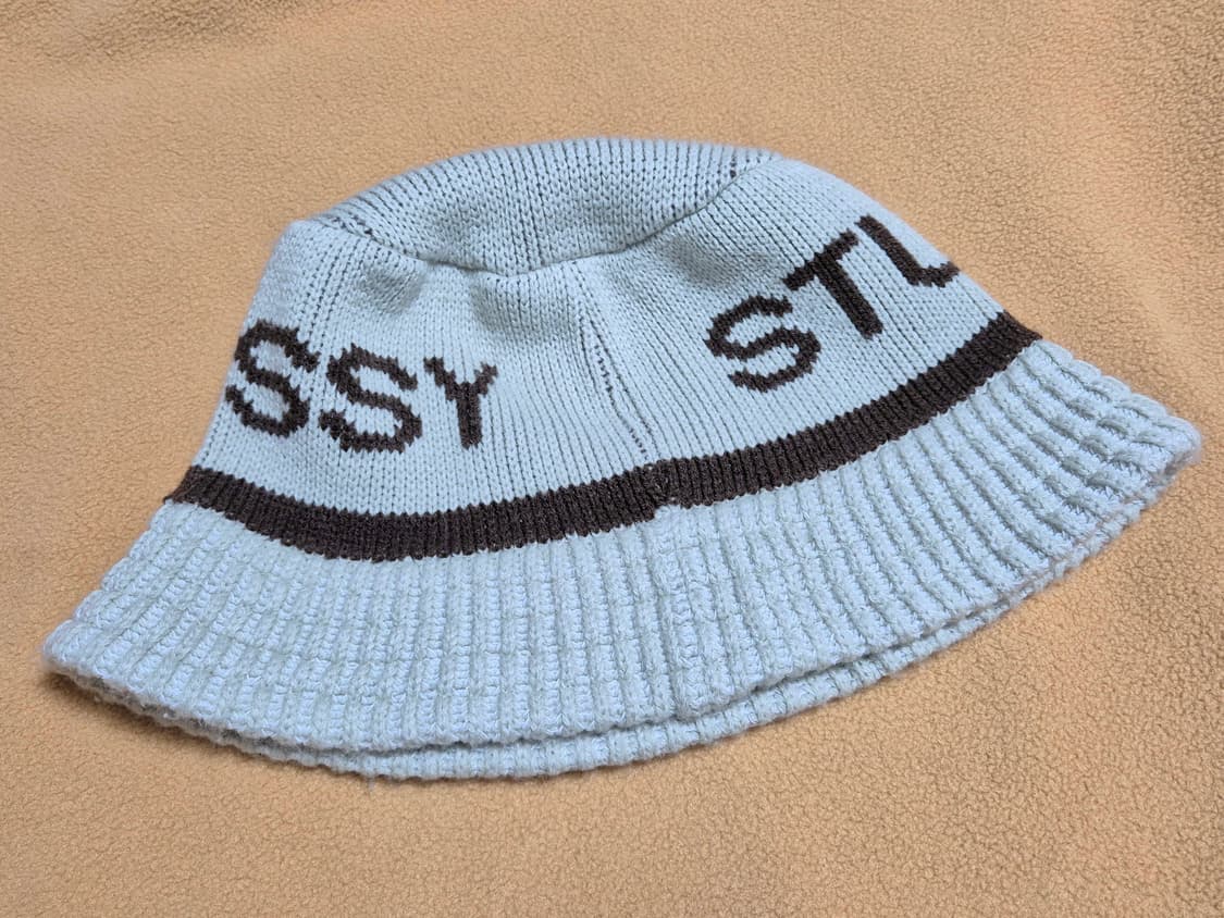 [L-XL] 스투시 자카드 니트 버킷햇 Stussy 상품이미지2