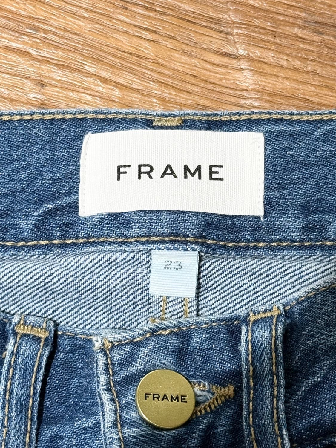 프레임 데님 절개 와이드 팬츠 상품이미지7