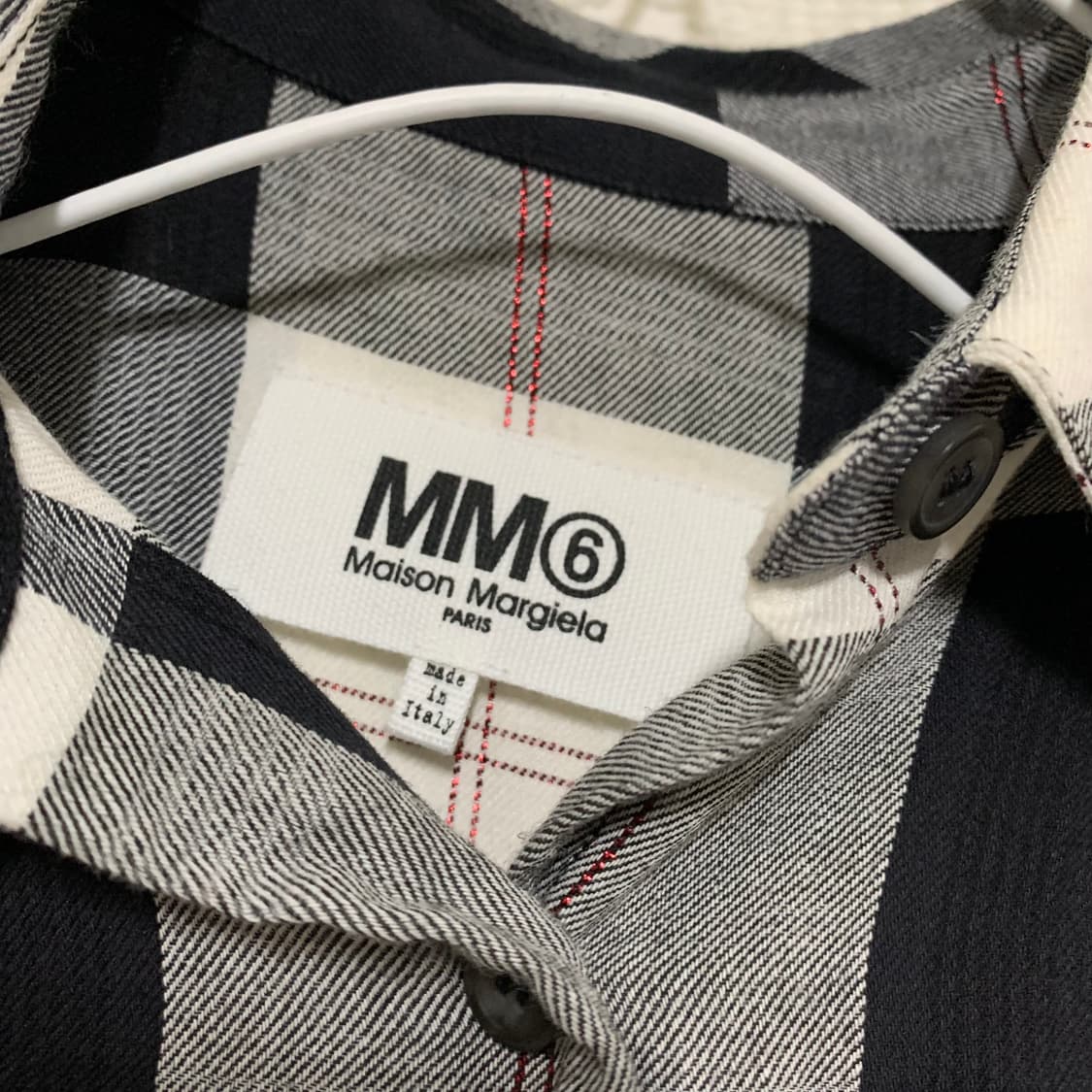 MM6 체크 셔츠 상품이미지7