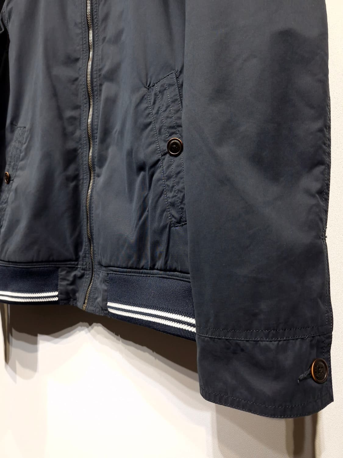 TOMMY HILFIGER 타미힐피거 베이직 솔리드 자켓 네이비 상품이미지5