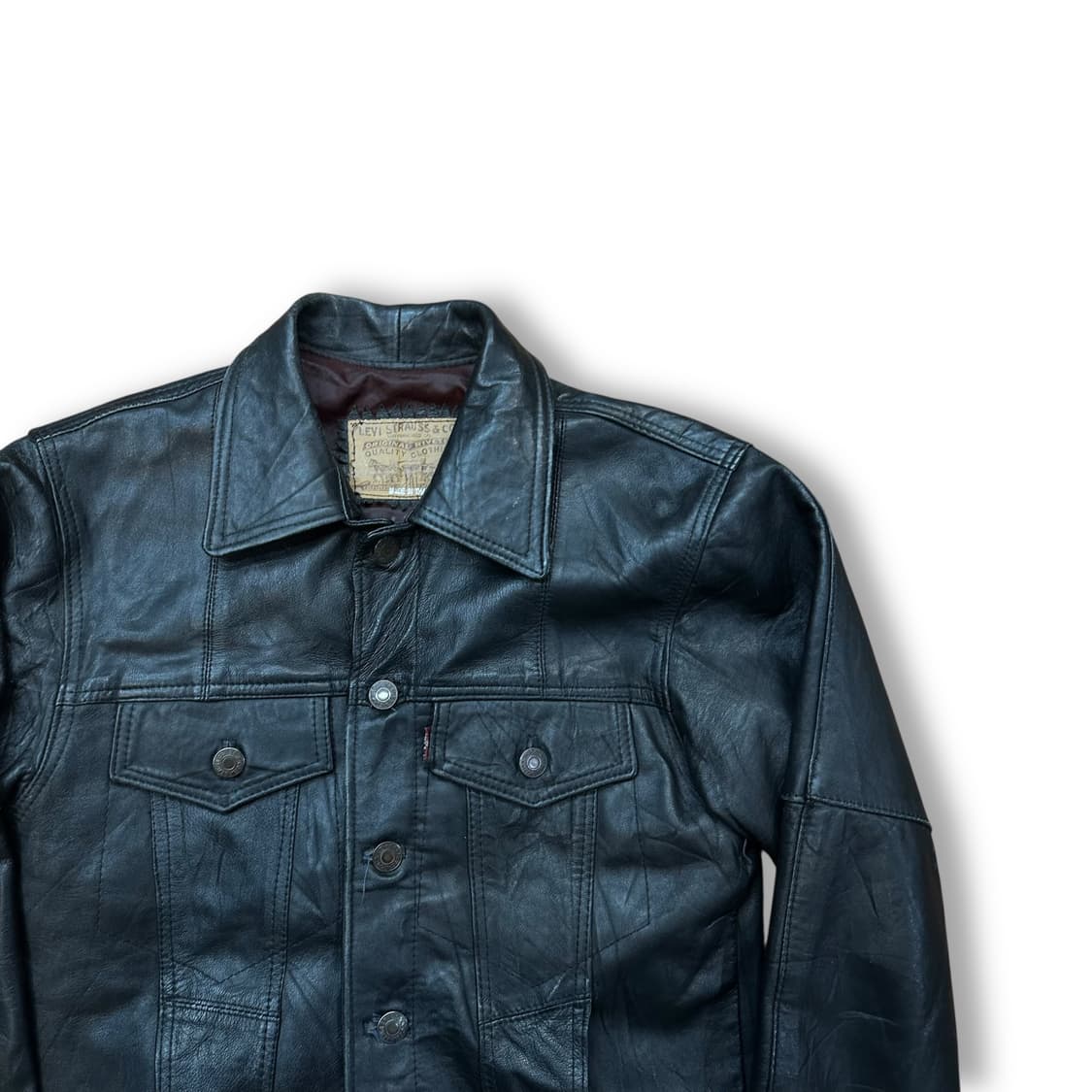 리바이스 레더 트러커 자켓 상품이미지2
