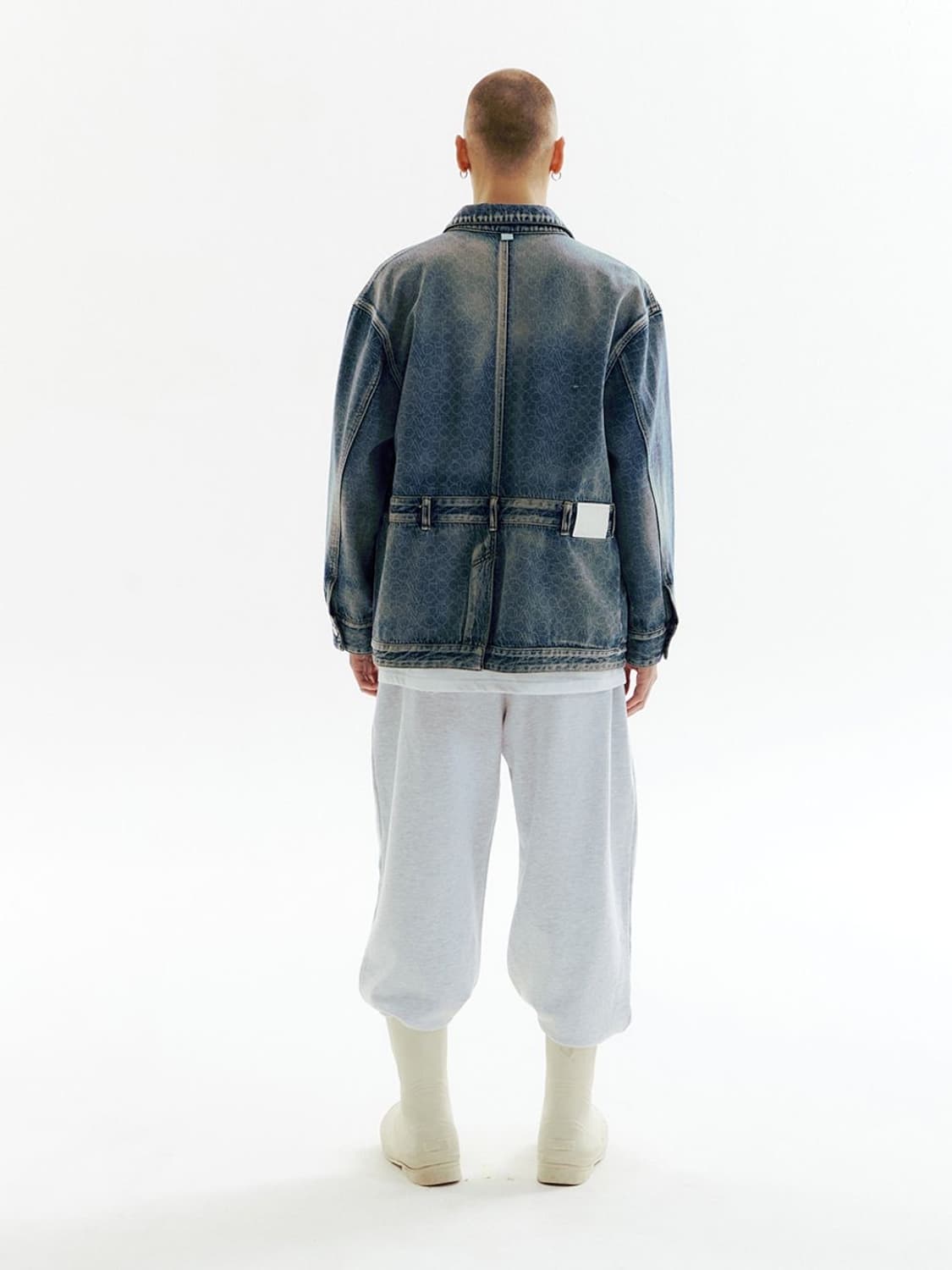 CHOWOO Denim Trucker Jacket 오버핏 데님 트러커자켓 상품이미지3