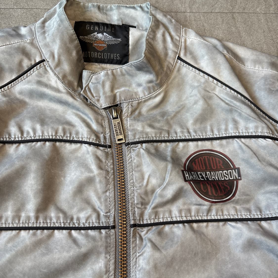 할리데이비슨 그레이 바람막이 자켓 상품이미지3