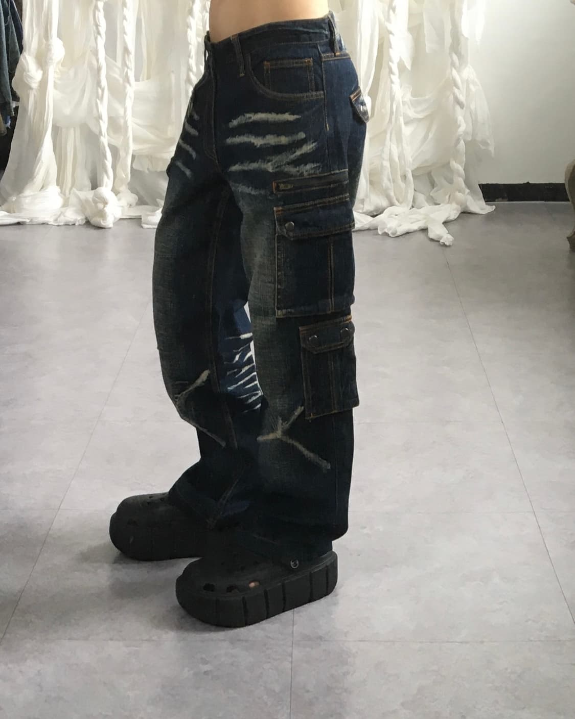 Multi pocket denim pants 상품이미지9