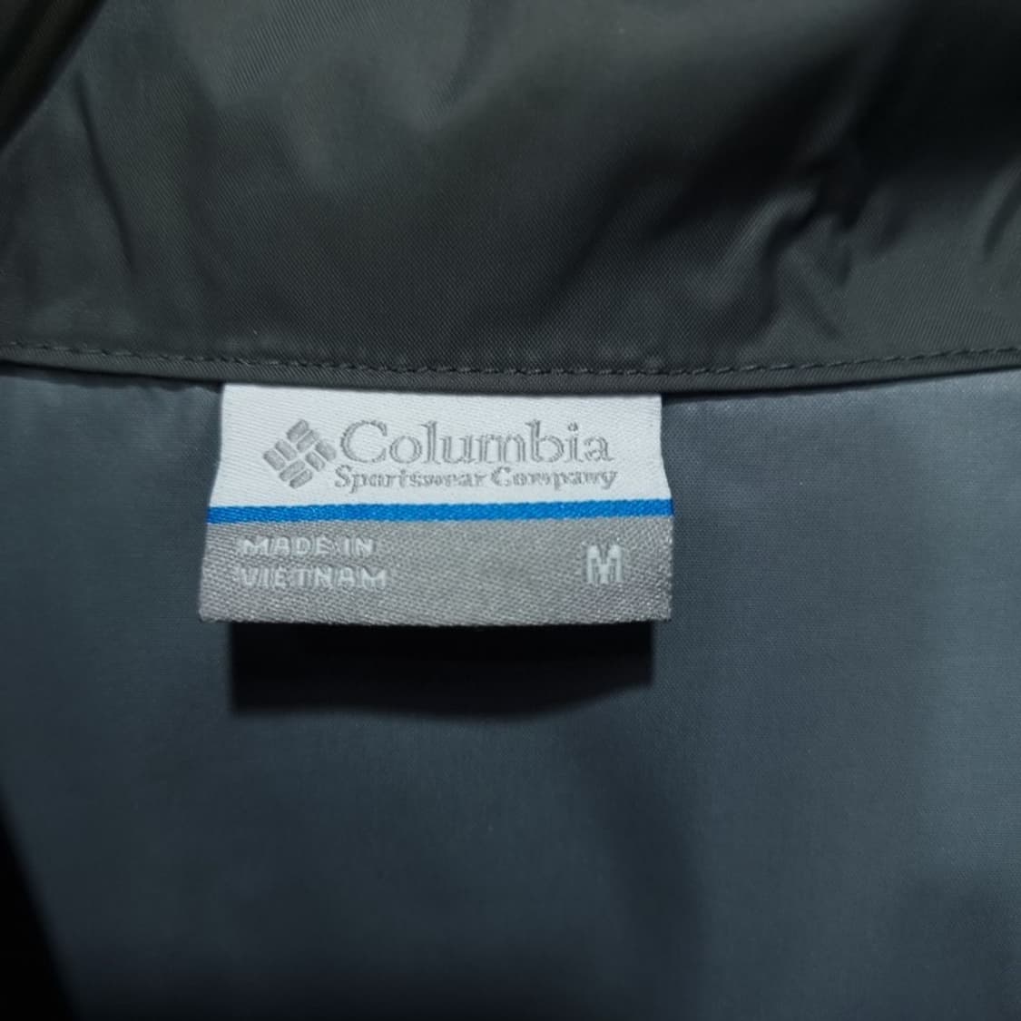 [컬럼비아] 로고 자수 후드 바람막이 자켓 그린 M19576 상품이미지7