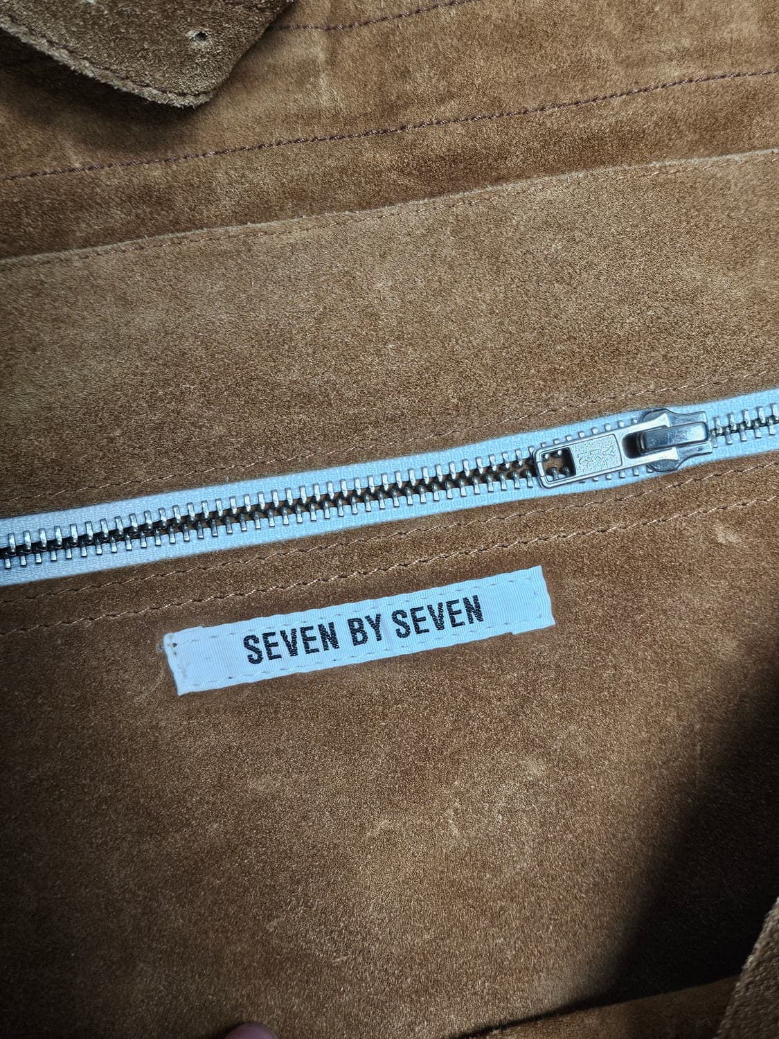 [OS] 세븐바이세븐 스웨이드 레더 숄더백 상품이미지5