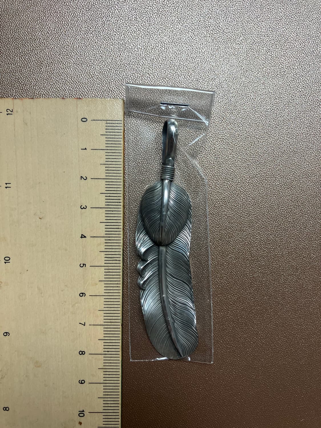 네이티브 아메리칸 실버 깃털 페더 펜던트 상품이미지3